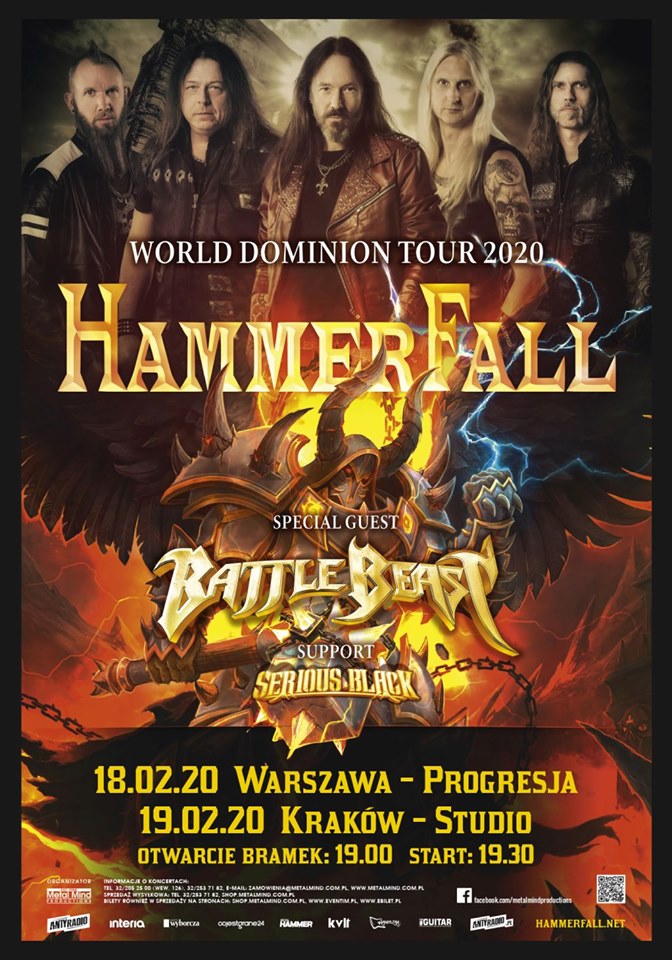 Hammerfall w Polsce. Sprawdź szczegóły wydarzenia!